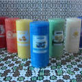 Church Use Paraffin Wax White Color Religious Candles Pillar